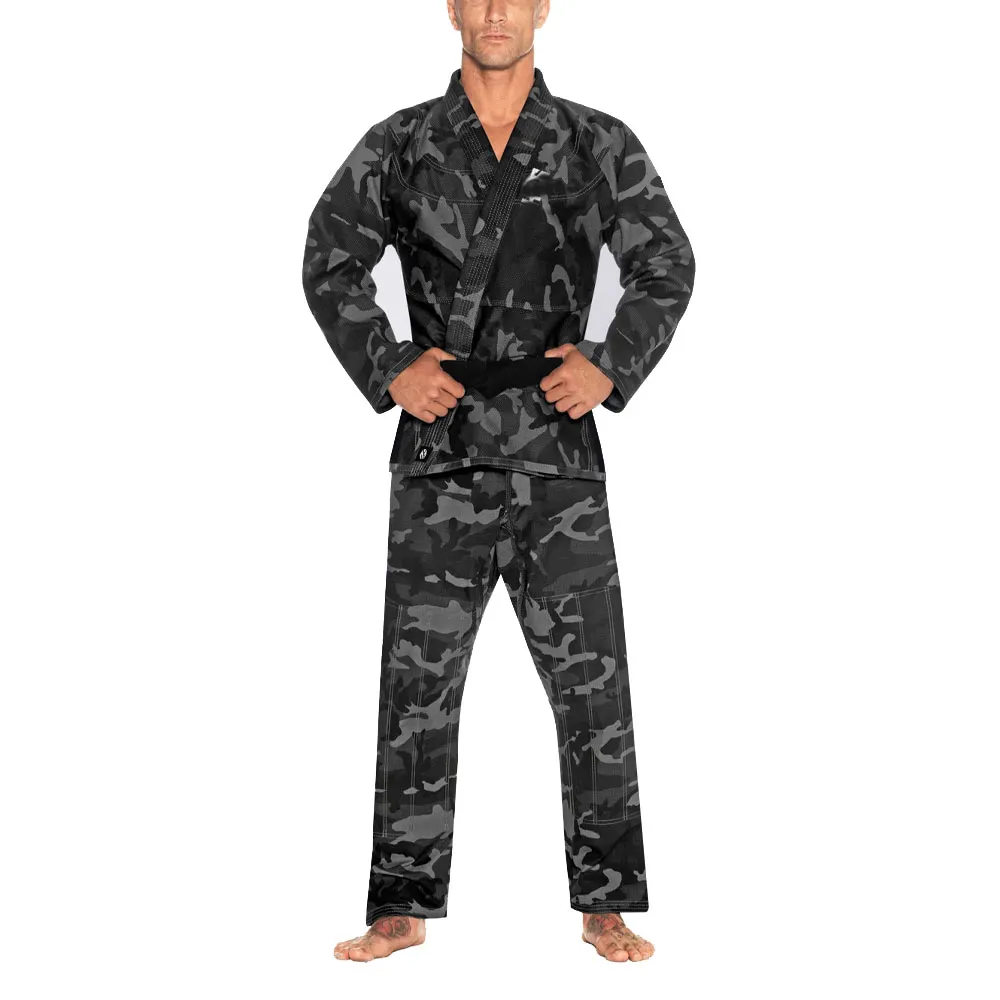Custom logo Kimonos Judo-suit Gi-uniform Jiu Jitsu Gi Bjj Brazilian Martial Arts Wear Judo Karate Suits Men black manufacture