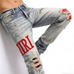 Ropa Urbana <span class=keywords><strong>de</strong></span> Moda para Hombre, Estilo Hip Hop, Nueva Marca <span class=keywords><strong>de</strong></span> Tendencia, Parches en la Espalda y con Logotipo - Product Image 1