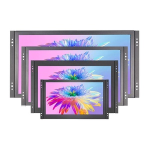 Mở khung 13.3 <span class=keywords><strong>15</strong></span>.6 18.5 21.5 23.8 inch VESA kim loại Màn hình treo tường công nghiệp màn hình cảm ứng LCD hiển thị HD VGA giao diện - Product Image 1