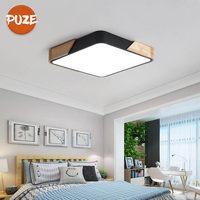 Moderne Nordique Carré Salon Chambre Allée Balcon Étude Cuisine Lampe Led 45W 220V Blanc Plafonnier