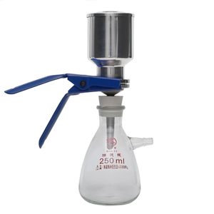 Fiole Erlenmeyer en verre borosilicaté XZ LAB SUPPLIES 250 ml pour filtration sous vide, usage en laboratoire, garantie 3 ans - Product Image 1