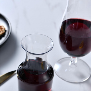 Plastic <b>Wine</b> Glass 7.5x18.9cm Transparent Stemmed Cup For Outdoor Use Simple Style Set - Product Image 2