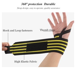 Grip Powerlifting <b>Strength</b> <b>Training</b> Deadlifting Gym Weight Lifting Wrist Strap for Weightlifting Wrist Strap - Product Image 5