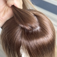 Vente en gros : Perruque 4x4 à base de soie, dos tissé, couleur Ombré, prête à l'emploi, cheveux Remy européens, densité 150%, pour cheveux clairsemés, personnalisable OEM