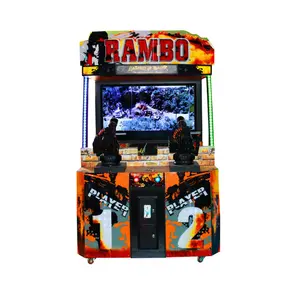 Hot Selling Coin Operated Indoor Amusement Arcade Rambo Shooting Videospiel maschine für Game Center