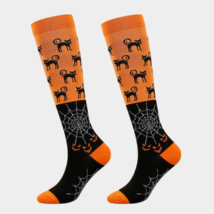 Nuevos Calcetines <span class=keywords><strong>de</strong></span> Halloween <span class=keywords><strong>de</strong></span> <span class=keywords><strong>Amazon</strong></span>, Calcetines <span class=keywords><strong>de</strong></span> Compresión hasta la Pantorrilla, Unisex, Deportivos, <span class=keywords><strong>Calentadores</strong></span> <span class=keywords><strong>de</strong></span> <span class=keywords><strong>Piernas</strong></span>, Tejidos Festivos, ODM - Product Image 2