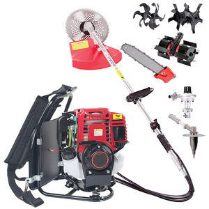 Débroussailleuse multifonctionnelle à dos de haute qualité pour la vente en gros, machine à désherber agricole 4 temps, coupe-herbe à essence - Product Image 1