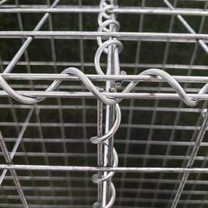 Caisse de gabion soudée de haute qualité 50x50mm 75x75mm avec trous 2x1x1m <span class=keywords><strong>pour</strong></span> décoration et outils de jardinage - Product Image 3