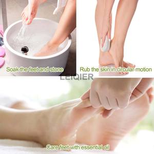 Piedra Pómez Personalizada con Logotipo para Pies, Removedor de <span class=keywords><strong>Callos</strong></span> y Durezas de Lava Natural Negra con Mango de Madera, Herramienta de Pedicura, Raspador de Pies - Product Image 5