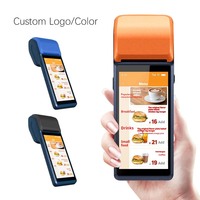 Terminal de point de vente portable tout-en-un avec écran tactile HD de 5,5 pouces, logiciel personnalisable via SDK, Android 11, NFC