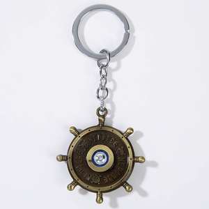 Portachiavi anime all'ingrosso portachiavi girevole di un pezzo portachiavi per auto in metallo regalo creativo pronto stock - Product Image 2