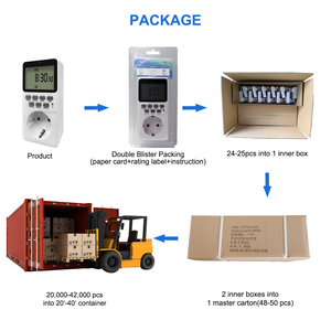 ขายดี จอ LCD 230V 16A ตัวตั้งเวลาเปิด/ปิด พร้อมแบตเตอรี่แบบชาร์จได้ มีปลั๊กและเต้ารับ สำหรับใช้ในบ้าน - Product Image 5