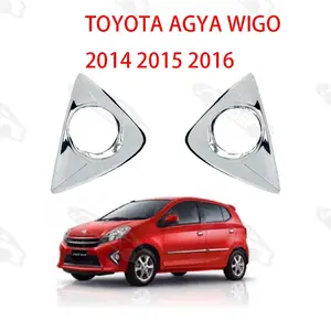 Couvercle de phare antibrouillard pour Toyota AGYA WIGO 2014 2015 2016 couvercle de phare antibrouillard de pare-chocs avant couvercle de lampe antibrouillard avant