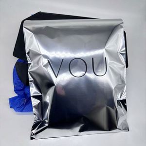 Sacs d'expédition en polyéthylène argenté métallisé personnalisés, enveloppes autocollantes pour l'envoi de vêtements - Product Image 5