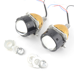 Lente de Faro de proyector LED 120W Bi LED lente de proyector 3,0 estilo de coche sin pérdidas Retrofit Hi/Lo Beam Blue Bi LED lente de proyector - Product Image 2