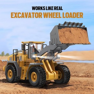 Alloy Construction Excavator 1:24 Scale Ready-<b>to</b>-Go Remote Control with Follow <b>Me</b> Feature 10m Range Sound Light Effects for Boys - Product Image 5