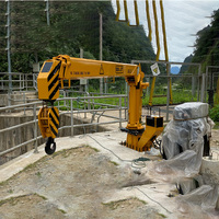 BOB-LIFT Derek Laut Lengan Lurus 3.2 Ton Pengangkat Kapal Derek Hidrolik Kapal