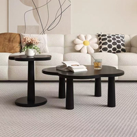 Table d'appoint en bois massif de style moderne avec table basse, ensemble de salon, meubles de luxe pour la maison, Rosegia, garantie 1 an