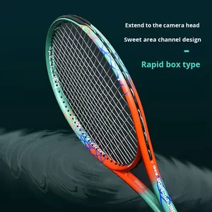 Raqueta de Tenis de Fibra de Carbono Completa, <span class=keywords><strong>Nivel</strong></span> <span class=keywords><strong>Intermedio</strong></span>, Avanzado, Amateur, Alta Elasticidad, Unisex, Profesional, Tamaño de Empuñadura G2, Individual - Product Image 3