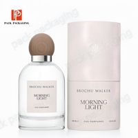 Cadeau personnalisé vide parfum impression cylindrique boîte à parfum personnalisée pour cadeaux Pakcking