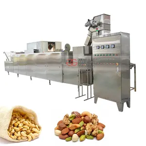 Full Automatic Conveyor Type Nut Seed Roaster Small Nuts Belt Roasting Machine