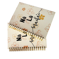 Carnet à spirale A5 à couverture rigide avec logo personnalisé échantillon gratuit vente en gros