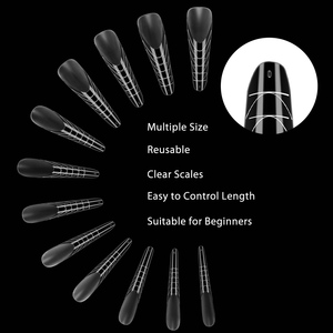 BQAN Extension per unghie a doppia forma di punte acriliche per unghie in Gel falso in plastica con due punte per Manicure Salon - Product Image 5