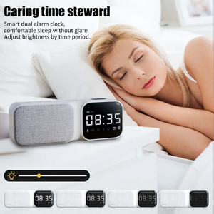 Haut-parleur <span class=keywords><strong>Bluetooth</strong></span> personnalisé 8 en 1 HF16 avec affichage horloge HD Radio FM certifiée CE FCC UL Haut-parleurs à écran intelligent domestique <span class=keywords><strong>filaire</strong></span> avec carte TF - Product Image 4