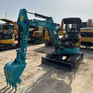 Excavadora pequeña sin cola Kubota U30 de tres toneladas, de segunda mano, muy vendida, con motor japonés original D1703, equipo de excavación hidráulico. - Product Image 3