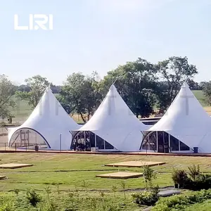 Chapiteau Pagode Gazebo en aluminium Tipi Tentes indiennes Hajj pour exposition événement