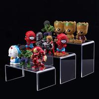 Custom 3 Tier Acryl Clear Transparante Hoge Hak Schoen Display Houder Stand Pop Speelgoed Display Stand