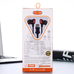 Basse stéréo sport <span class=keywords><strong>casque</strong></span> Type c CY-C08 musique <span class=keywords><strong>casque</strong></span> dans l'oreille jeu écouteurs Microphone filaire écouteurs <span class=keywords><strong>pour</strong></span> iPhone Samsung - Product Image 1