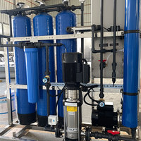 Purification de l'eau en conteneur de haute qualité, système d'osmose inverse, capacité de 25m3/heure pour l'eau potable de l'eau de puits