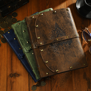 뜨거운 판매 하이 퀄리티 사용자 정의 복고풍 노트북 150 페이지 A5 해리를 위한 가죽 메모장 - Product Image 1