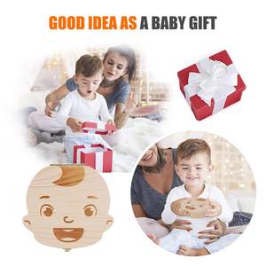 Boîte à dents en bois pour enfants, rangement pour dents de lait, organisateur de souvenirs - Product Image 3