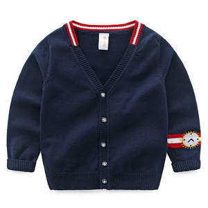 Nuevas Ideas de Productos: Suéter de Moda para Niños Pequeños con Cuello en V, Tejido en China, Compra en Línea - Product Image 4