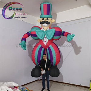 Hopping People kostum tiup balon raksasa maskot Model untuk pesta acara dan promosi dengan Blower iklan tiup - Product Image 2