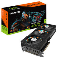 Carte graphique authentique GeForce RTX 4070 GAMING OC 12G avec fréquence de cœur de 2565 MHz, alimentation recommandée de 700 W, prise en charge de l'overclocking