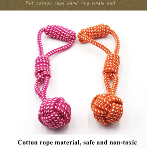 Giocattoli da masticare per cani in cotone e giocattoli per la pulizia dei denti - Product Image 2