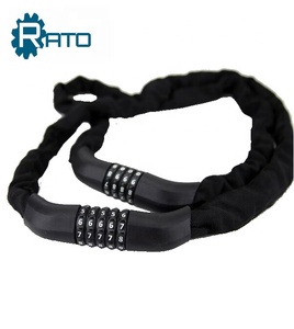 Candado de bicicleta Código de combinación de 5 dígitos Cadena de bicicleta <span class=keywords><strong>Cable</strong></span> de <span class=keywords><strong>100cm</strong></span> Candado de bicicleta - Product Image 4