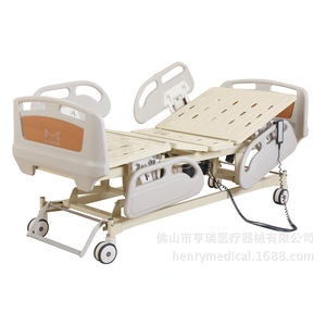 เตียงไฟฟ้าสำหรับโรงพยาบาล รุ่น HR-853 ABS มัลติฟังก์ชั่น สำหรับห้องไอซียู ยี่ห้อเฮนรี่ อิเล็คทริค โฮสปิทัล เบด - Product Image 5