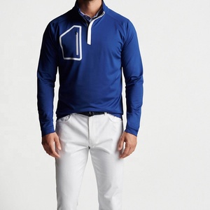 Chaquetas de golf con cremallera 1/4 de corte clásico Premium para hombre Sudaderas con capucha y sudaderas impresionantes - Product Image 4