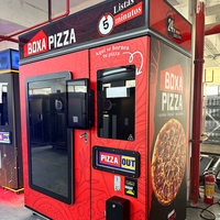 Máquina Expendedora de Pizza Inteligente Personalizada, Totalmente Automática, Sin Personal, 24 Horas, Pantalla Táctil, 5G/Wi-Fi, Múltiples Opciones de Pago, Directo de Fábrica