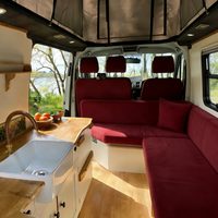 Matelas de siège de camping-car en mousse à mémoire de forme de luxe premium avec design léger, housse respirante amovible, anti-fatigue pour véhicule de camping