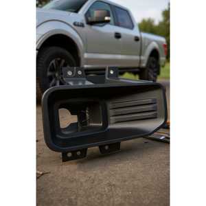 Carcasa de Luz Antiniebla LED para F150 2018-2020, Lado Izquierdo, Repuesto Nuevo, Componente de Iluminación Automotriz, 12V, Plástico Negro, con Soporte de Montaje - Product Image 1