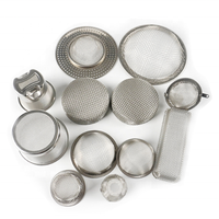 Disesuaikan 304 316 kawat baja tahan karat Filter layar Mesh bulat tutup saringan keranjang mangkuk