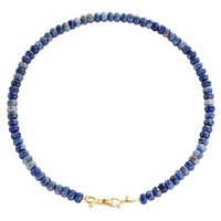 Nouveau Collier Unisexe Sportif de Style Français, Perles Abacus 5*8 Multicolores en Pierre Naturelle, Fait Main, Turquoise et Agate