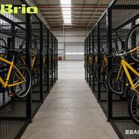BRIO Free CAD Layout - Casier individuel 2x2 pouces pour petits objets personnels, idéal pour bureau du personnel, poste de travail et rangement de cabine de bureau