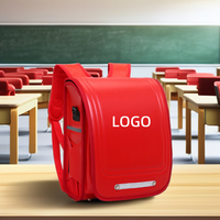 Tas Ransel Sekolah Kulit PU Gaya Jepang Ringan Kapasitas Besar Anti Air untuk Anak Sekolah Dasar Grosir Kustom