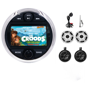 ชุดเครื่องเสียงสำหรับเรือยอชท์ ATV และยานพาหนะทางน้ำ รุ่น H-301 เครื่องเล่น MP5 สเตอริโอ+ลำโพงกันน้ำขนาด 6.5 นิ้ว แบบฝังและแบบตั้งพื้น พร้อมเสาอากาศ USB - Product Image 4
